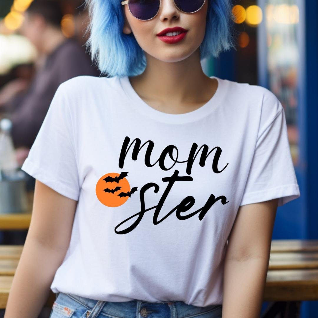 Gift for Halloween Tee, Mombie Shirt