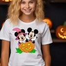 Halloween Party Shirt, Minnie Mouse and Pumpkin Shirt