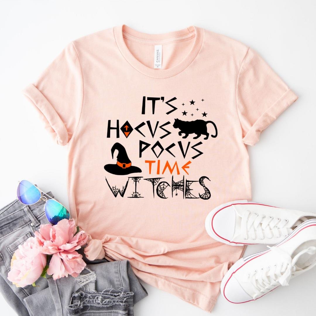 Halloween Party Shirt, Its Hocus Pocus Time Witches