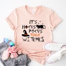 Halloween Party Shirt, Its Hocus Pocus Time Witches
