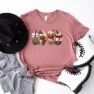Skeleton Coffee Cup Shirt, Horror Characters Coffee