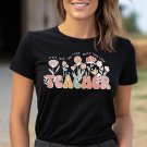 Back To School, Flower Teacher Shirt