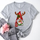 Christmas Unisex Tee Shirt, Christmas Gnomies With Cookies Tshirt