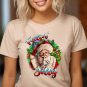 Merry Christmas Shirt, Christmas Feelin Jolly With Santa Tshirt