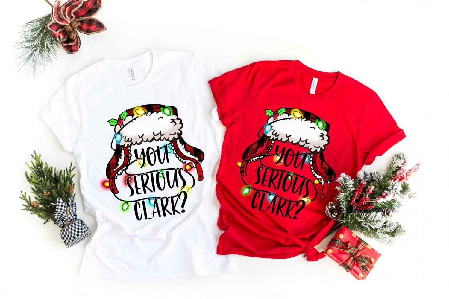 Santa Shirts, You Serious Clark Shirt, Christmas Squad Shirt