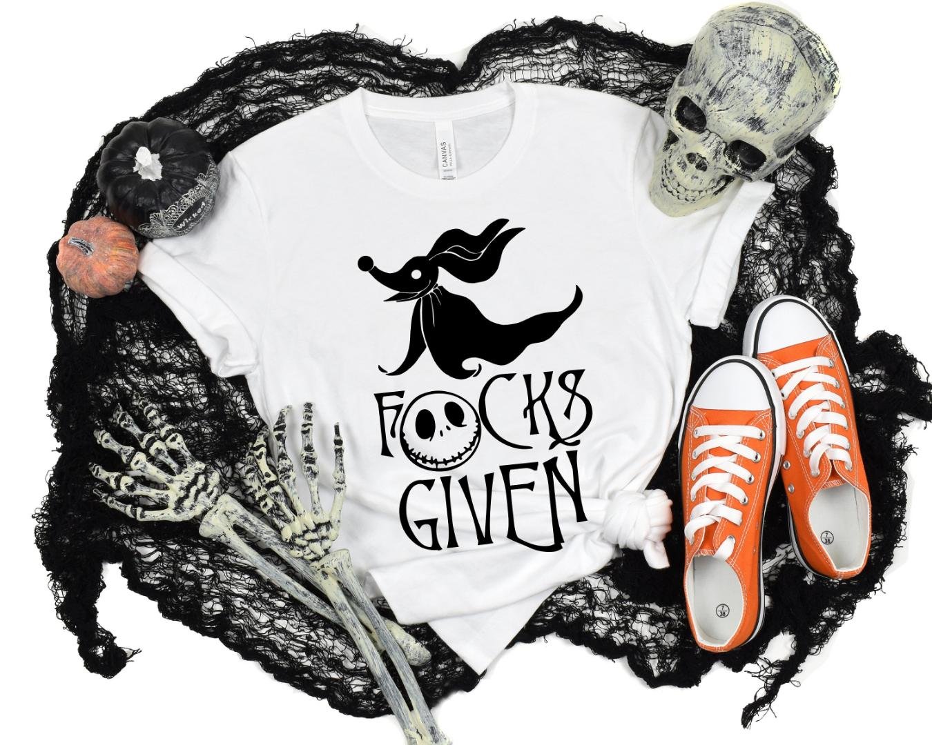 Oogie Boogie Man Shirt, Zero Focks Given Shirt, Nightmare Before Christmas