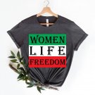 Zan Zendegi Azadi Shirt, Women Life Freedom Iranian Flag Shirt, Justice For Mahsa Amini