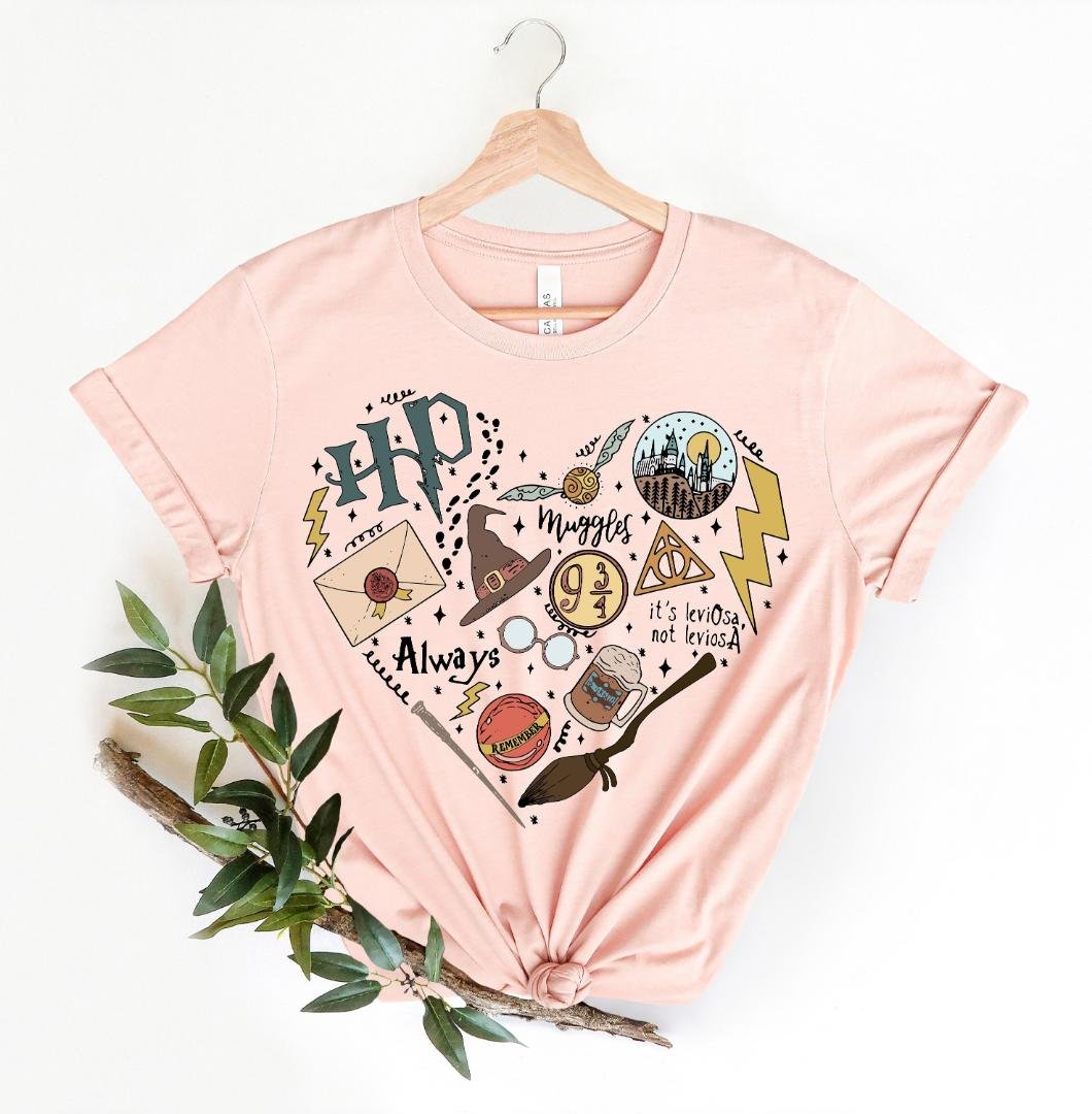 Spell, Wizard Heart Shirt, Whitch Shirt
