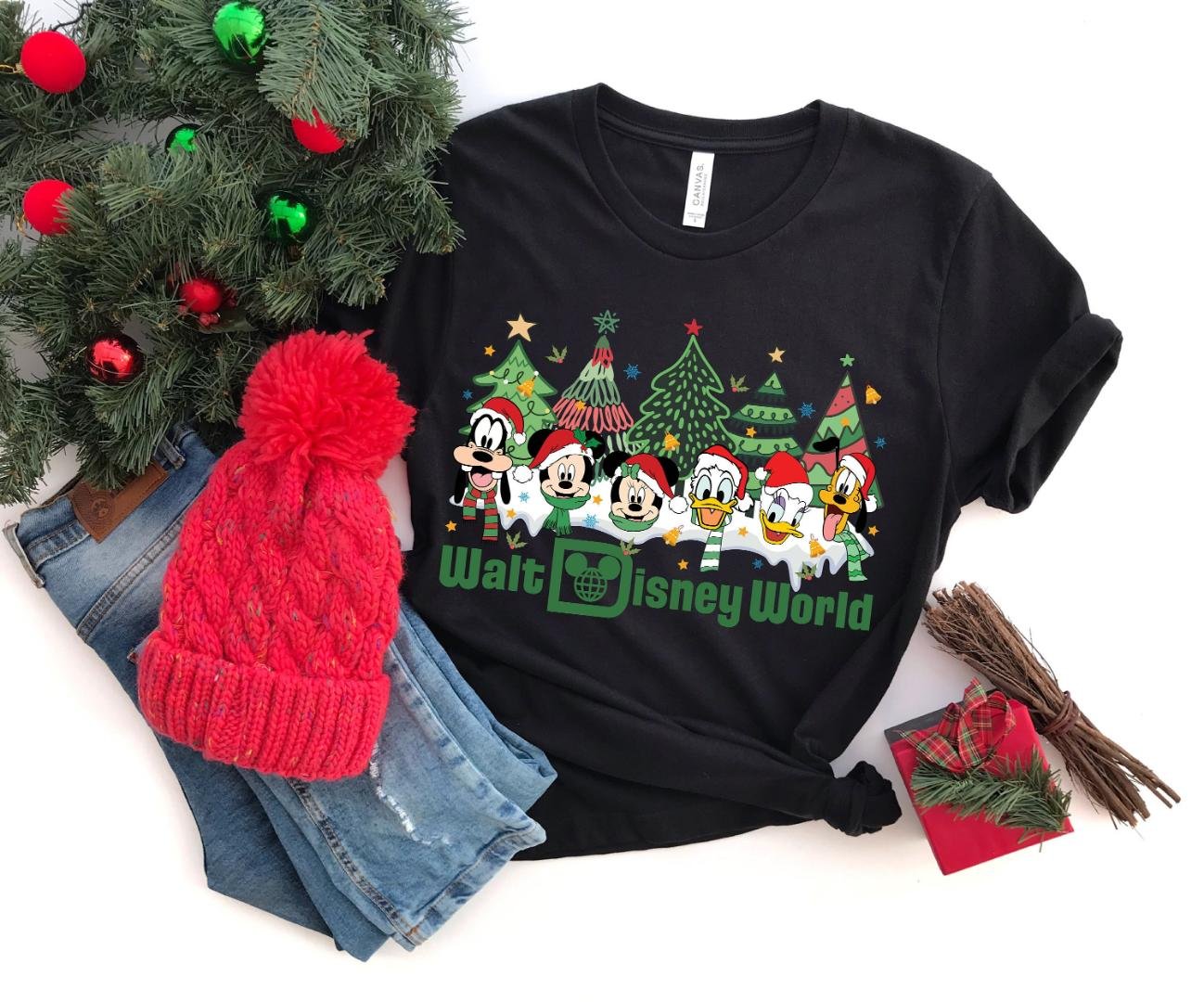 Santa, Walt Disney World Christmas Shirt, Christmas Shirt
