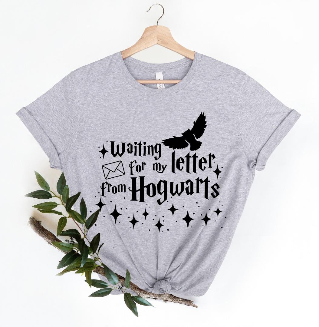 Wizard School Shirt, Waiting For My Letter Shirt, Wizard Wand