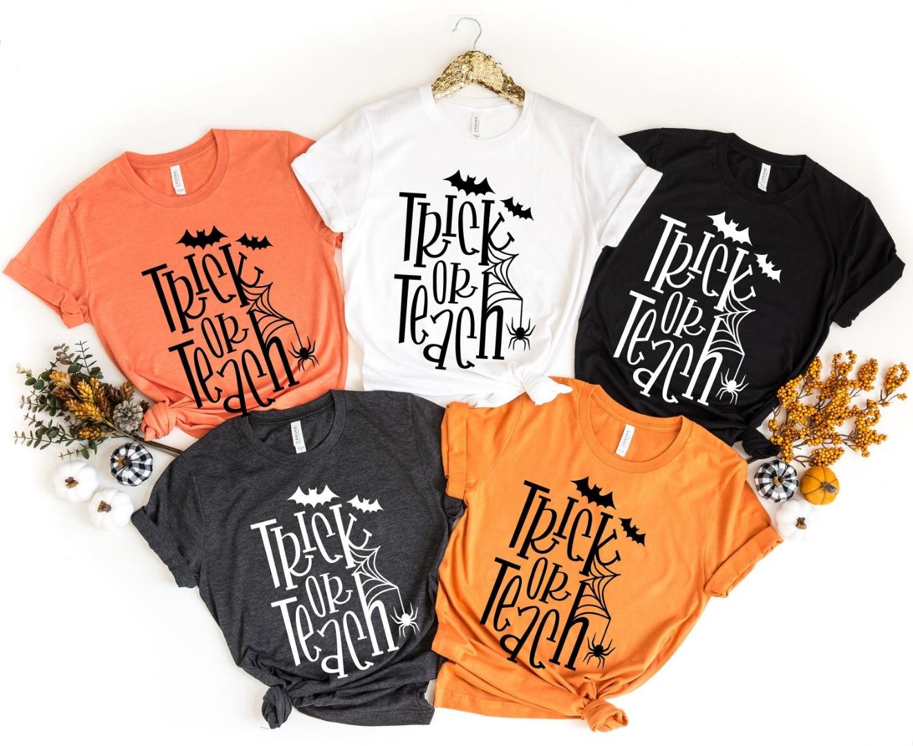 Spooky Season, Trick Or Teach Shirt, Teacher Halloween Tee