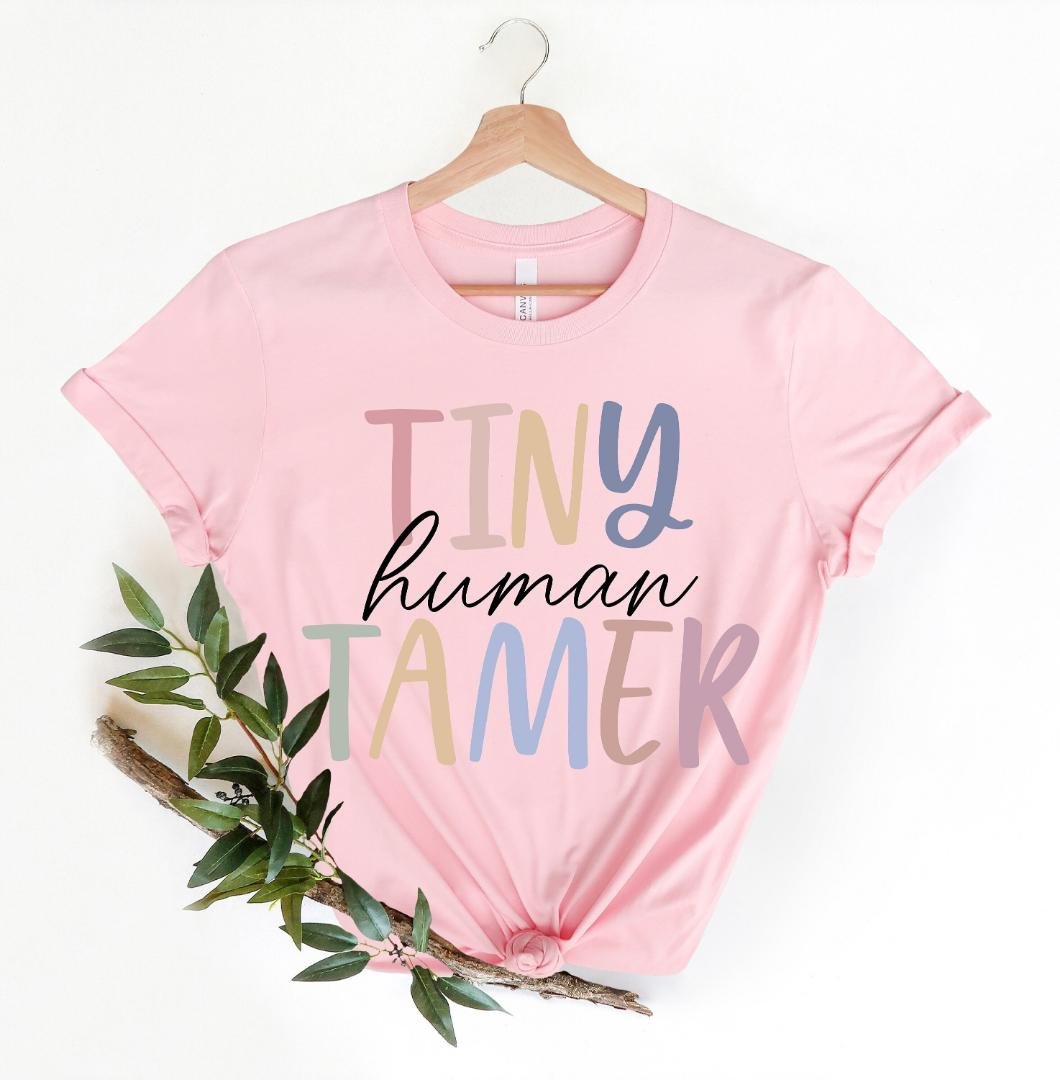 Funny Teacher Shirt, Tiny Human Tamer Shirt, Sarcastic Teacher Shirt