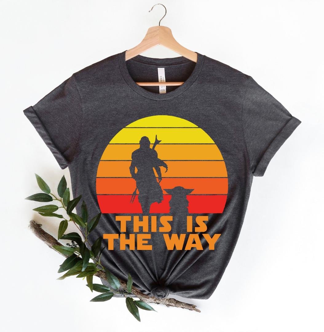 Disneyland Trip Shirt, This Is The Way Sunset Shirt, Star Wars Shirt