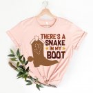 Country Music Shirt, Theres A Snake In My Boot Shirt, Vintage Western Shirt
