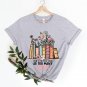 Booktrovert Shirt, There Is No Such Thing As Too Many Books Shirt, Floral Book Shirt
