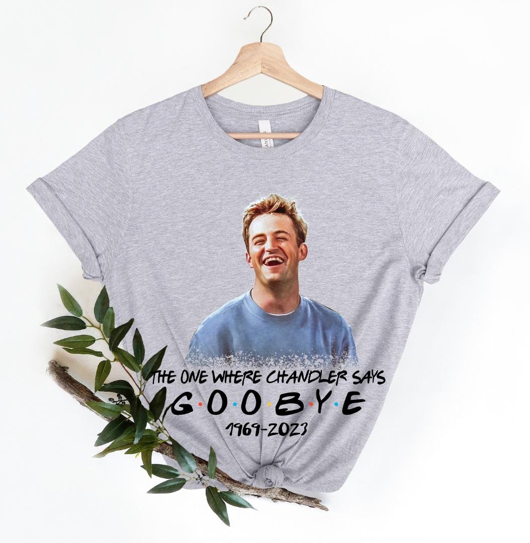 Retro Friends Shirt, The One Where Chandler Says Goodbye Shirt, Matthew Perry Shirt