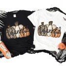 Blessed, Thankful Pumpkin Shirt, Thankful Turkey Tee