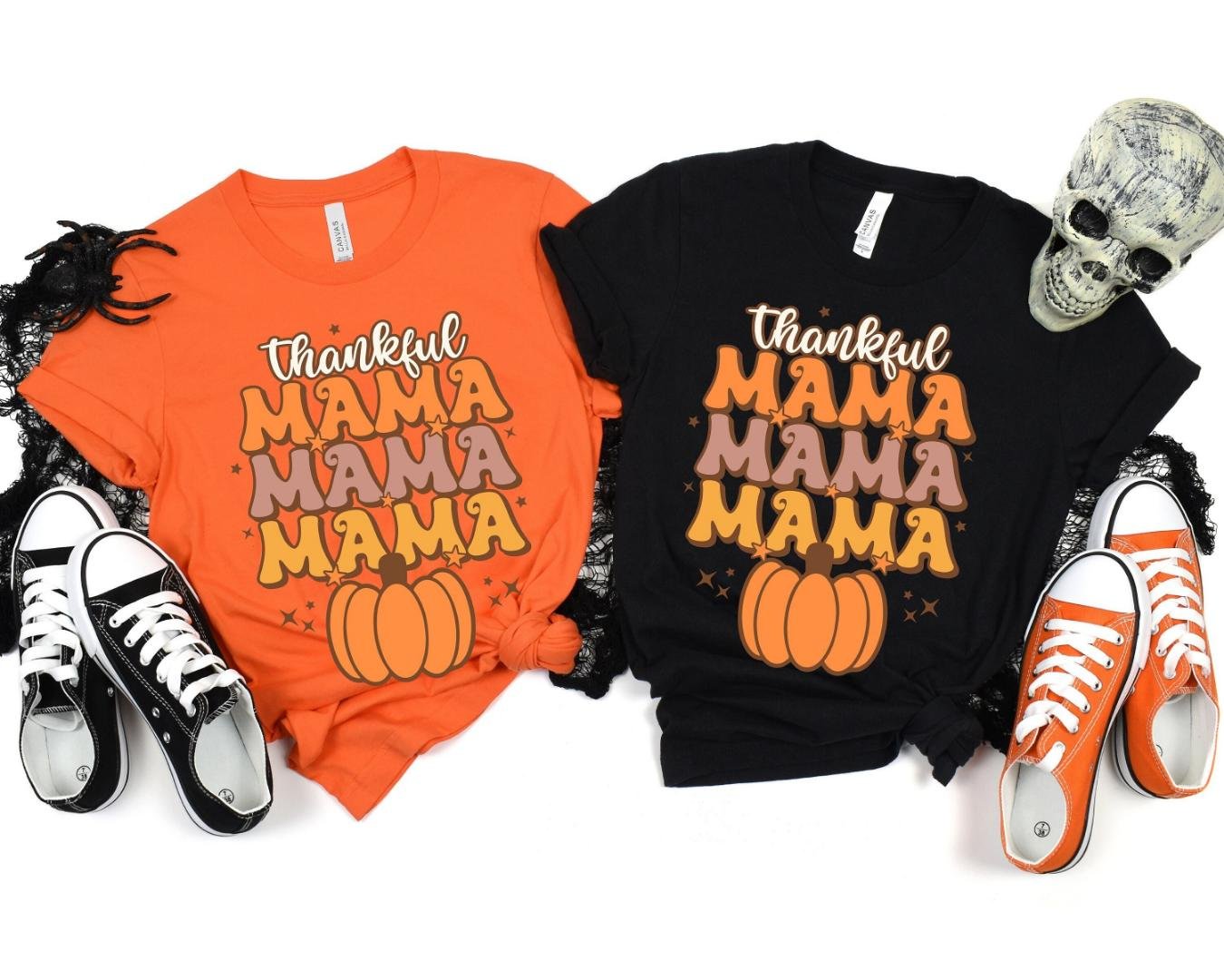 Grateful Blessed Shirt, Thankful Mama Shirt, Mother Gift