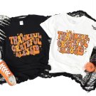 Thankful Mom Tee, Thankful Grateful Blessed Shirt, Turkey