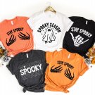 Spooky Season, Stay Spooky Skeleton Hands Shirt, Hocus Pocus Tee