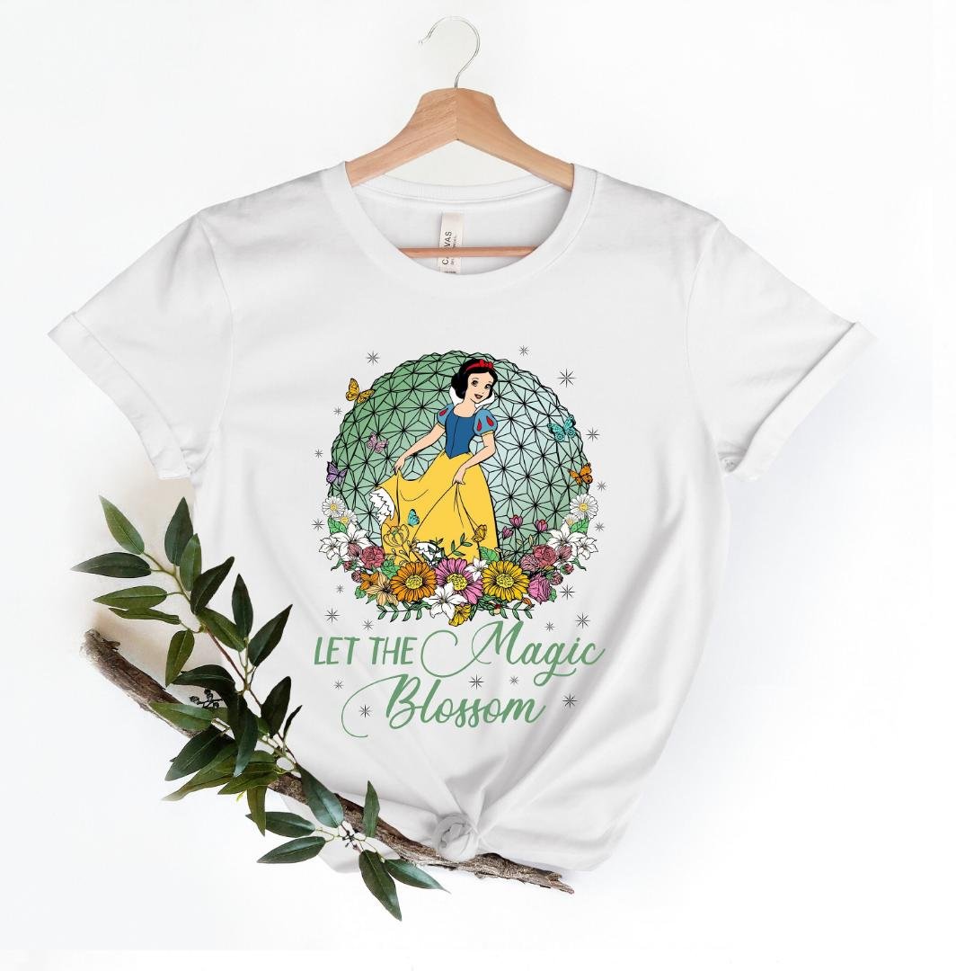 Seven Dwarfs Shirt, Snow White Let The Magic Blossom Shirt, Disney Princess Shirt