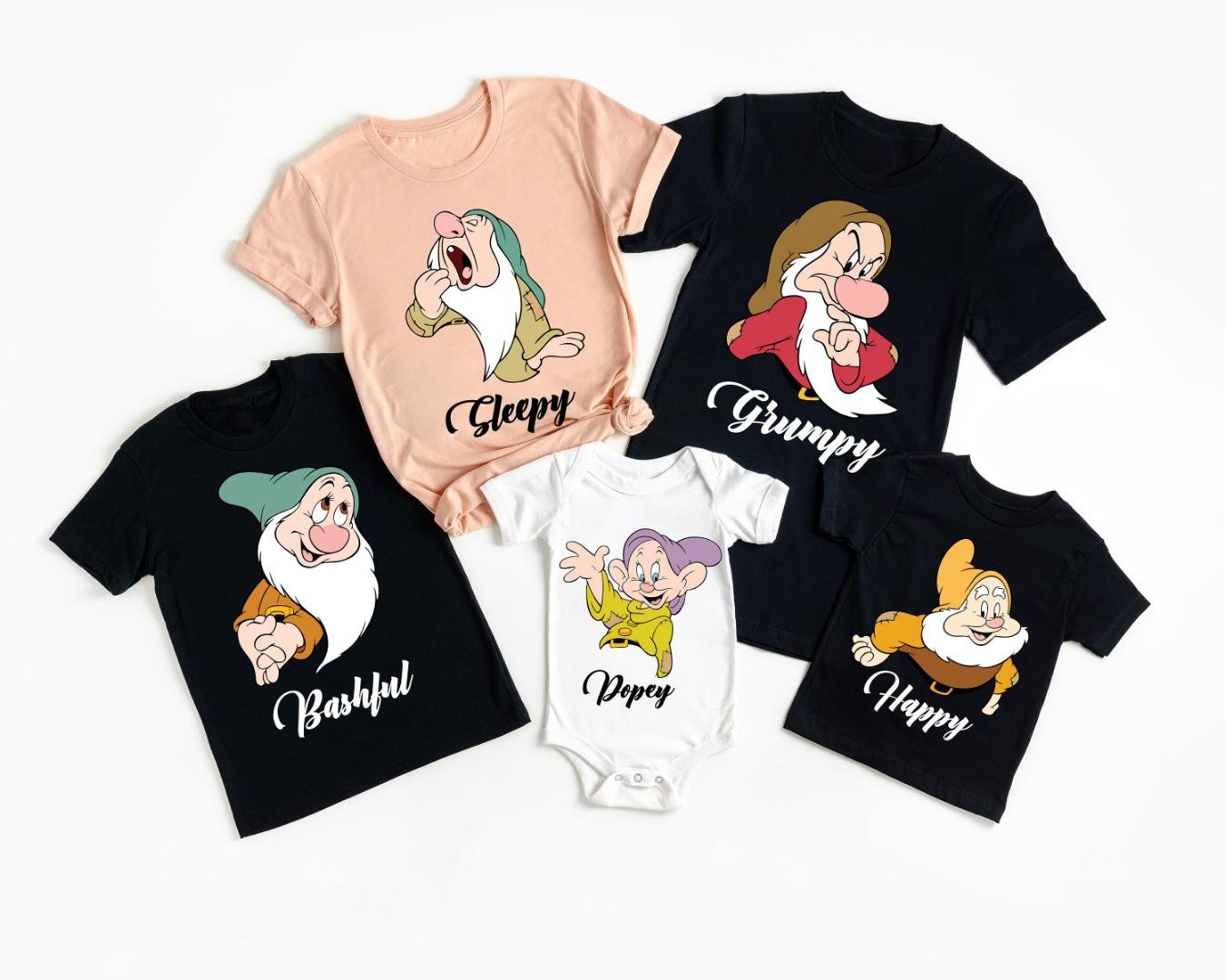 Disney Snow White and Seven Dwarfs, Seven Dwarfs Shirt, Disney