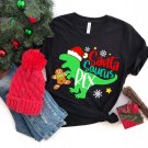 Santa Shirts, Santa Saurus Rex Shirt, Christmas Squad Shirts