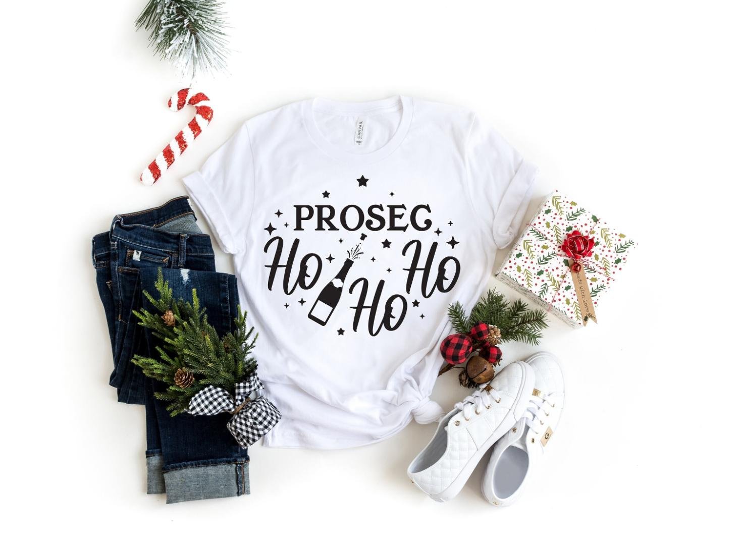 Santa Squad Shirt, Prosec Ho Ho Ho Shirt, Santa Shirts