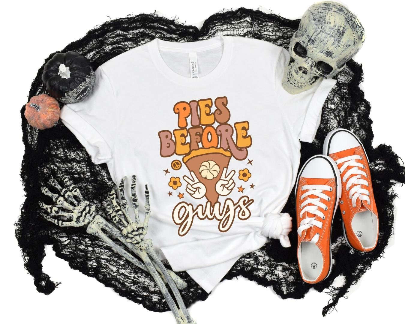 Thankful Turkey Tee, Pies Before Guys Shirt, Pumpkin Spice