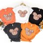 Grateful Shirt, Minnie Mouse Floral Pink Pumpkin Shirt, Disney Shirts