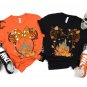 Grateful Shirt, Mickey and Minnie Mouse Disneyland Fall Shirt, Thankful Turkey