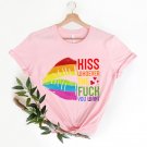 Pride Month, Kiss Whoever The Fuck You Want Shirt, LGBT Flag Homosexuality