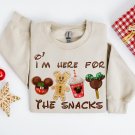 Disney Snacks Sweater, Just Here For The Snacks Shirt, Disney Christmas Sweater