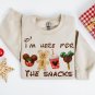 Disney Snacks Sweater, Just Here For The Snacks Shirt, Disney Christmas Sweater