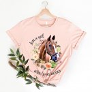 Horse Lover Shirts, Just A Girl Who Loves Horses Shirt, Horse Girl Shirt