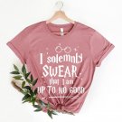 Wizard School Shirt, I Solemnly Swear That I Am Up To No Good Shirt, Wizard Wand