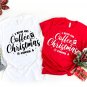 Santa Shirts, I Run On Coffee Christmas Cheer Shirt, Christmas Coffee Shirts