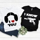 Jedi Master Shirt, I Love You I Know Shirt, Disney Star Wars Shirts