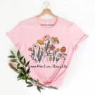 Self Love Tee, Grow Positive Thoughts Shirt, Mental Health Shirt