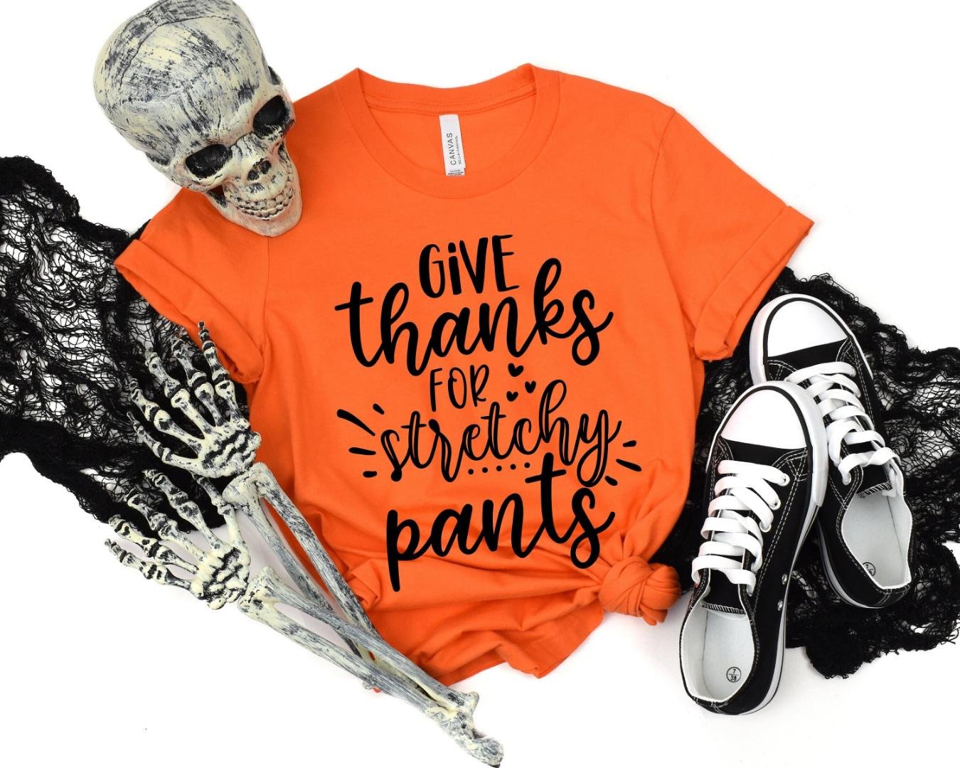 Thankful Mom Tee, Give Thanks For Stretchy Pants Shirt, Turkey
