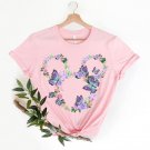 Family Disneyland Trip, Floral Mickey Mouse Butterflies Shirt, Mickey and Minnie