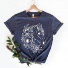 Horse Lover Shirts, Floral Horse Shirt, Horse Girl Shirt