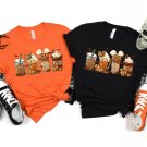 Thankful Turkey Tee, Fall Coffee Shirt, Pumpkin Spice