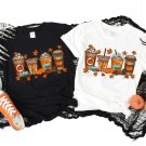 Thankful Turkey Tee, Fall Coffee Shirt, Pumpkin Spice