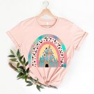 Mickey Mouse Shirt, Disneyland Castle with Rainbow Shirt, Family Disneyland Trip