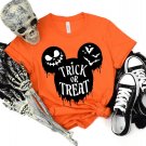 Nightmare Before Christmas, Disney Mickey Head Trick Or Treat Shirt, Spooky Season