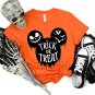 Nightmare Before Christmas, Disney Mickey Head Trick Or Treat Shirt, Spooky Season