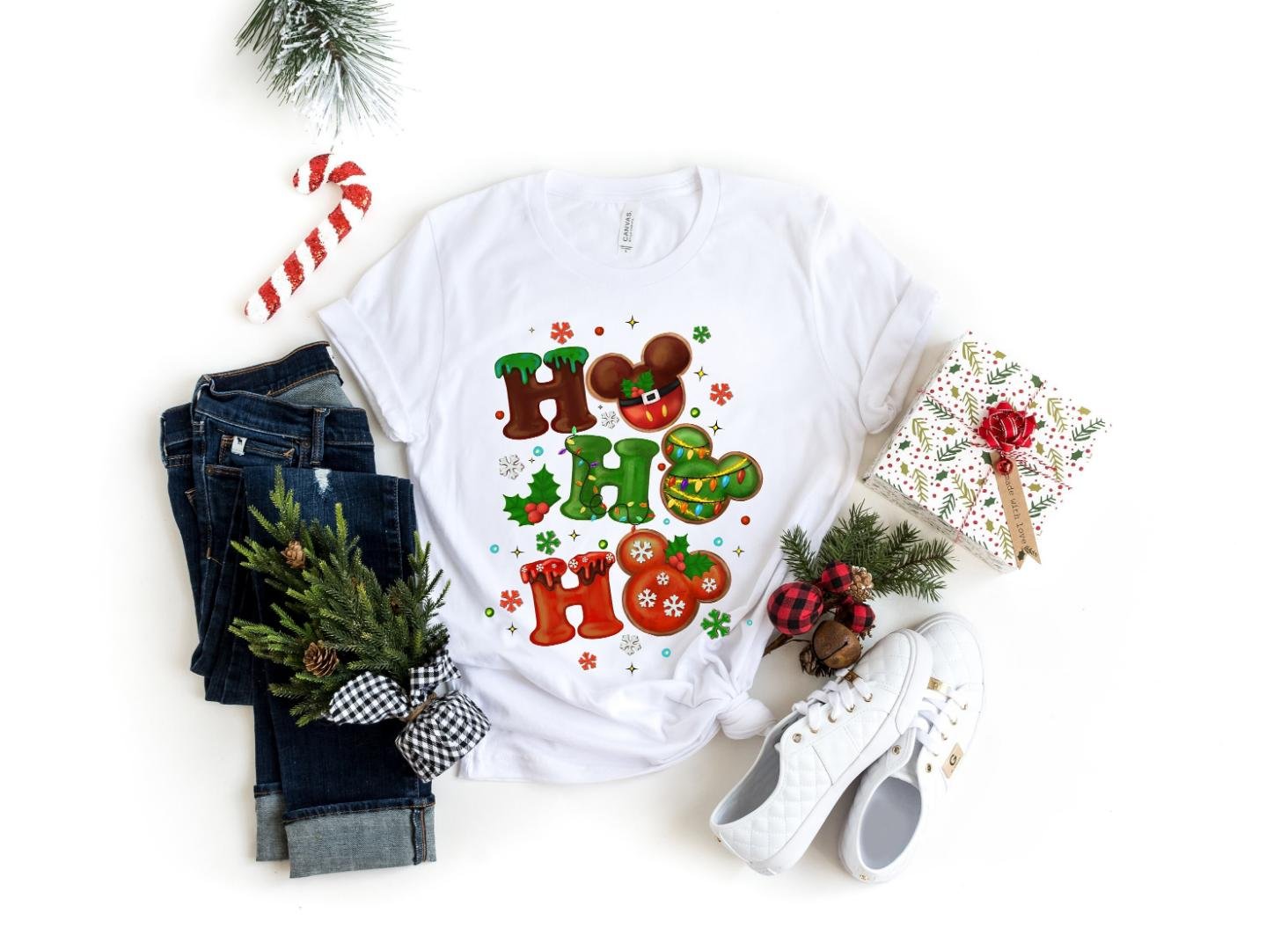 Santa Squad Shirt, Disney Mickey Ho Ho Ho Shirt, Santa Shirts