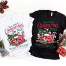 Santa, Disney Mickey Christmas Tree Shirt, Christmas Shirt