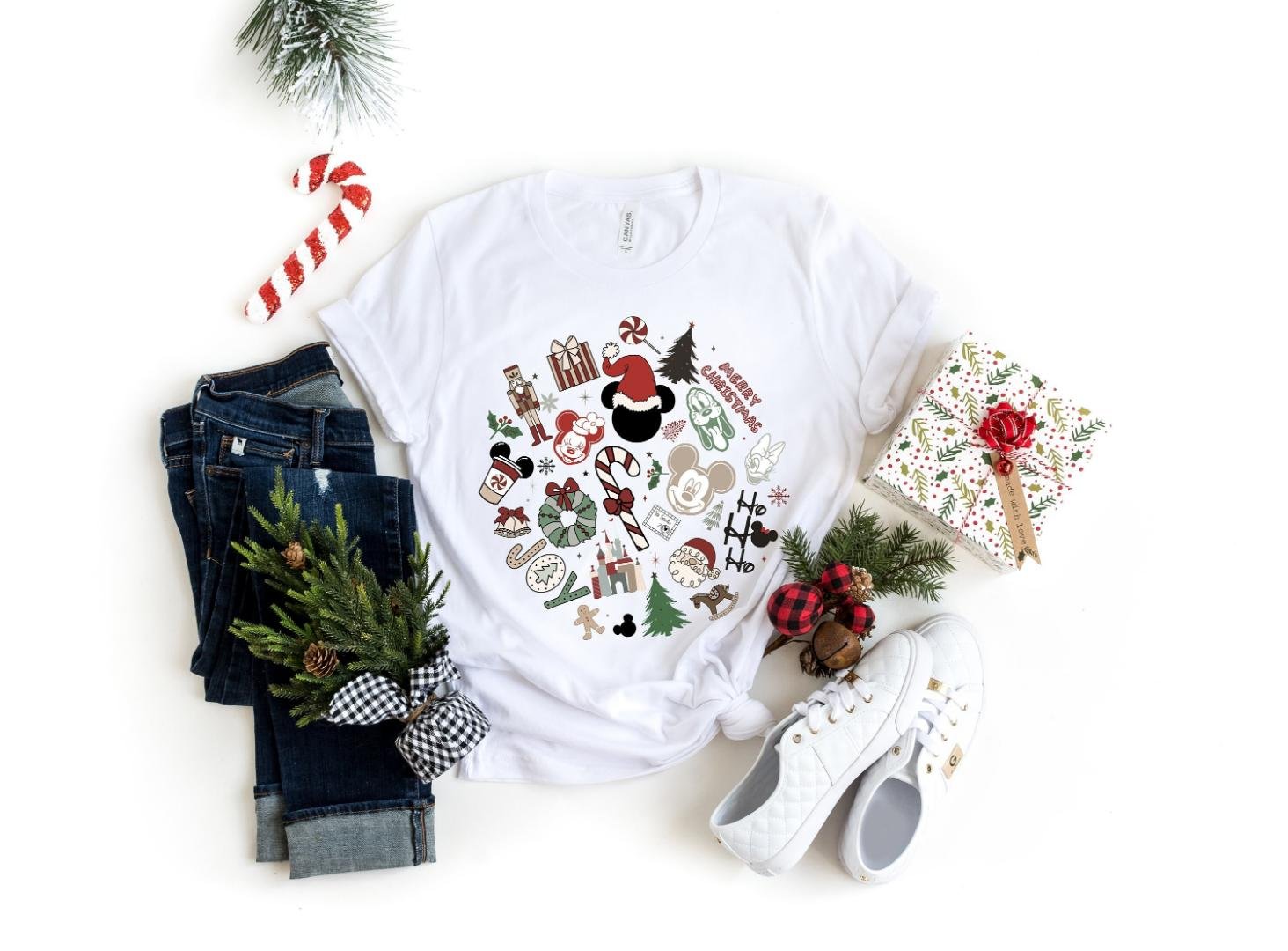 Santa Squad Shirt, Disney Mickey Christmas Shirt, Santa Shirts